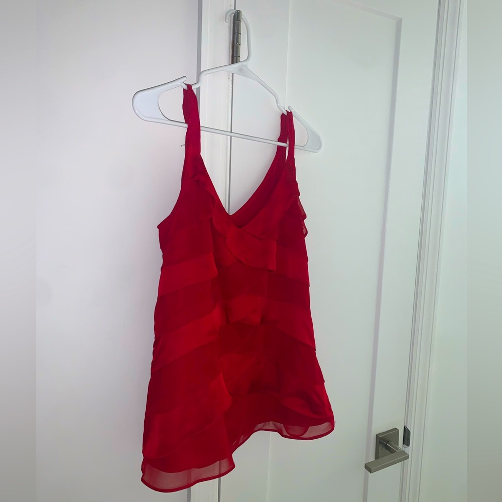 Red blouse